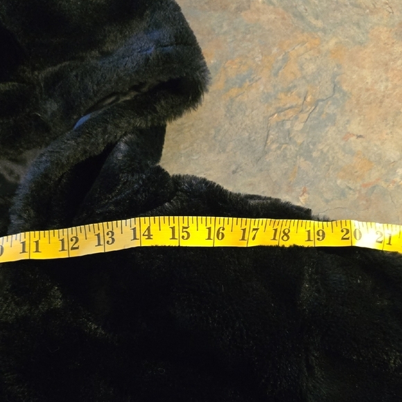 Black Sherpa Jacket Size Small - Picture 5 of 7